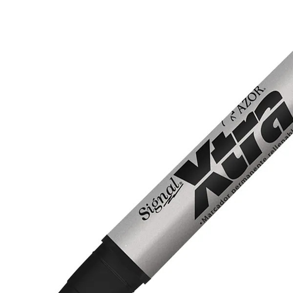 MARCADOR PERM. GRUESO PLAST. SIGNAL XTRA AZOR NGO.E12144